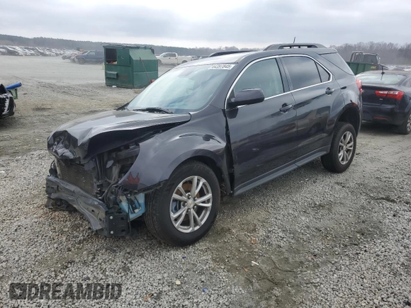 2016 Chevrolet Equinox LT with VIN 2GNFLFEK1G6352219, listed as a Copart auction lot 44397845 with 160,633 mi miles and Salvage Title. Bid and sale history available at carsss.com. Image 1.
