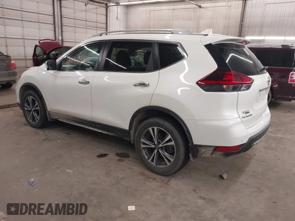 2019 Nissan Rogue SL with VIN 5N1AT2MV2KC752129, listed as a IAAI auction lot 41685196 with 62,288 mi miles. Bid and sale history available at carsss.com. Image 3.