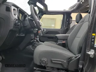 2025 Jeep Wrangler Sahara with VIN 1C4PJXEN9SW526216, listed as a Copart auction lot 86907844 with 921 mi miles and Clean Title. Bid and sale history available at DreamBid. Image 7.