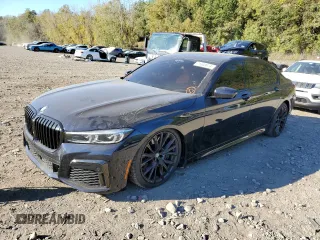 2021 BMW 7 Series 750i xDrive with VIN WBA7U2C06MCG52541, listed as a Copart auction lot 71303073 with 40,892 mi miles. Bid and sale history available at carsss.com. Image 1.