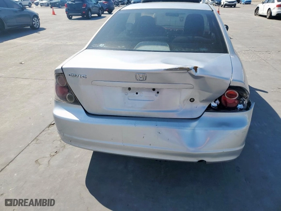 2001 Honda Civic EX with VIN 1HGEM22941L111217, listed as a Copart auction lot 52390125 with 154,411 mi miles and Salvage Title. Bid and sale history available at carsss.com. Image 6.