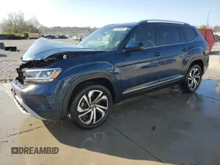 2022 Volkswagen Atlas SEL z VIN 1V2BP2CA7NC504537, wystawiony jako Copart lot #52094685 z przebiegiem 63 114 mil mil oraz Szkoda całkowita • Salvage title. Historia ofert i sprzedaży dostępna na DreamBid. Obrazek 1.