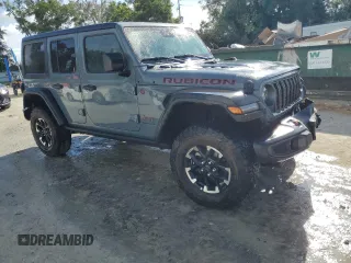 2025 Jeep Wrangler Rubicon with VIN 1C4PJXFN1SW526516, listed as a Copart auction lot 63259095 with 16,677 mi miles and Clean title. Bid and sale history available at DreamBid. Image 4.