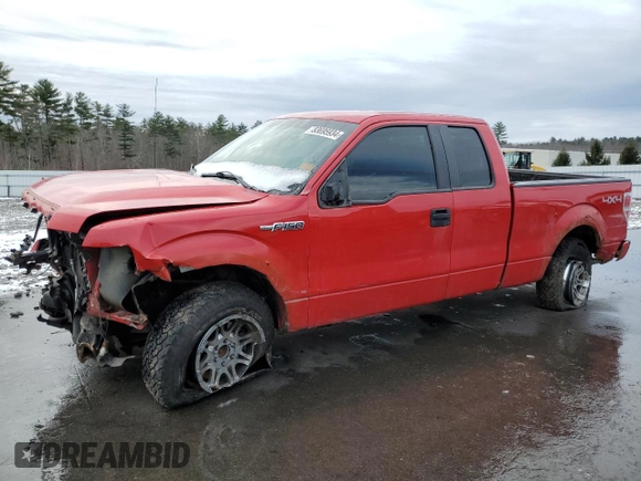 2012 Ford F-150 XL with VIN 1FTEX1EM0CKE13970, listed as a Copart auction lot 83695934 with 127,122 mi miles and Salvage Title. Bid and sale history available at carsss.com. Image 1.