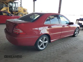 2005 Mercedes-Benz C 230 Kompressor with VIN WDBRF40J85F723023, listed as a Copart auction lot 58269855 with 144,597 mi miles and Clean title. Bid and sale history available at DreamBid. Image 3.