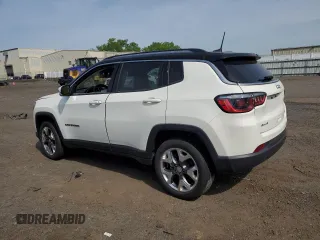 2020 Jeep Compass Limited with VIN 3C4NJDCB3LT216892, listed as a Copart auction lot 56332645 with 34,008 mi miles and Salvage title. Bid and sale history available at DreamBid. Image 2.