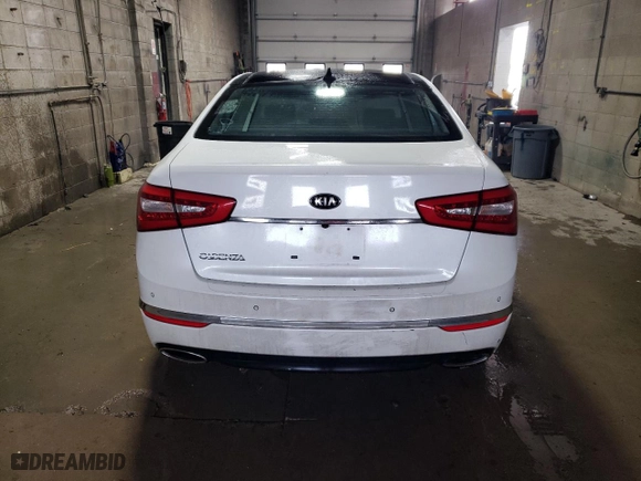 2014 Kia Cadenza Premium with VIN KNALN4D72E5125294, listed as a Copart auction lot 53918175 with 128,371 mi miles and Clean Title. Bid and sale history available at carsss.com. Image 6.