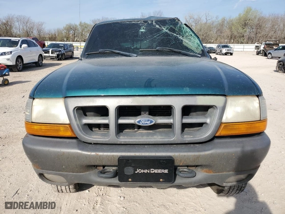 1998 Ford Ranger XL with VIN 1FTZR15XXWPA21754, listed as a Copart auction lot 49282365 with 166,054 mi miles and Salvage Title. Bid and sale history available at carsss.com. Image 5.