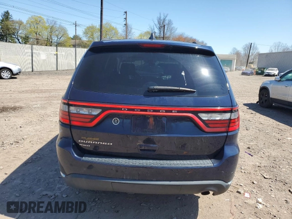2017 Dodge Durango SXT with VIN 1C4RDJAG6HC937460, listed as a Copart auction lot 53432745 with 135,383 mi miles and Salvage Title. Bid and sale history available at DreamBid. Image 6.