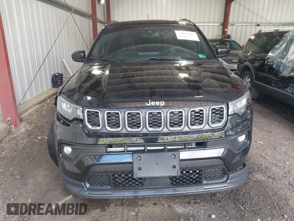 2024 Jeep Compass Latitude with VIN 3C4NJDBNXRT101453, listed as a IAAI auction lot 42016404 with 3,739 mi miles and . Bid and sale history available at carsss.com. Image 12.