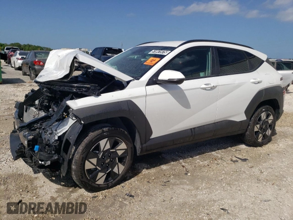 2025 Hyundai Kona SEL with VIN KM8HBCAB0SU237612, listed as a Copart auction lot 51841975 with 0 mi miles and Non Repairable. Bid and sale history available at carsss.com. Image 1.