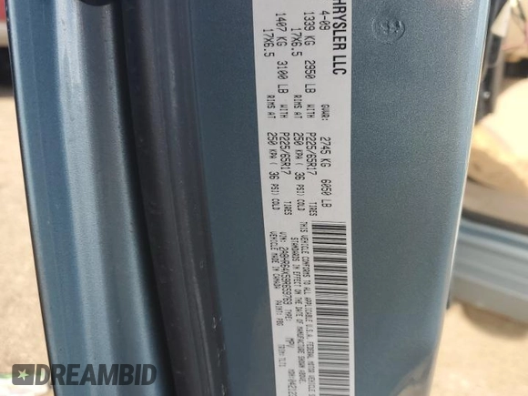 2009 Chrysler Town & Country Limited with VIN 2A8HR64X59R659769, listed as a Copart auction lot 88728125 with 97,552 mi miles and Salvage Title. Bid and sale history available at carsss.com. Image 13.