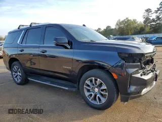 2022 Chevrolet Tahoe LT with VIN 1GNSCNKD3NR365179, listed as a Copart auction lot 82892144 with 53,447 mi miles and Salvage title. Bid and sale history available at DreamBid. Image 4.