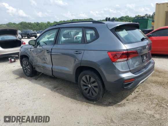 2024 Volkswagen Taos S с VIN 3VV5X7B29RM015584, выставлен на аукционе Copart как лот 57686995 с пробегом 32 164 миль миль и Чистый • Clean title. История ставок и продаж доступна на DreamBid. Изображение 2.