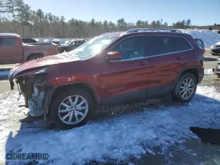 2016 Jeep Cherokee Limited with VIN 1C4PJMDS8GW199210, listed as a Copart auction lot 45297705 with 181,878 mi miles and Salvage Title. Bid and sale history available at carsss.com. Image 1.