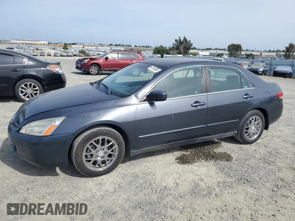 2004 Honda Accord LX z VIN 1HGCM56374A027018, wystawiony jako Copart lot #54768385 z przebiegiem 167 237 mil mil oraz Szkoda całkowita • Salvage title. Historia ofert i sprzedaży dostępna na DreamBid. Obrazek 1.
