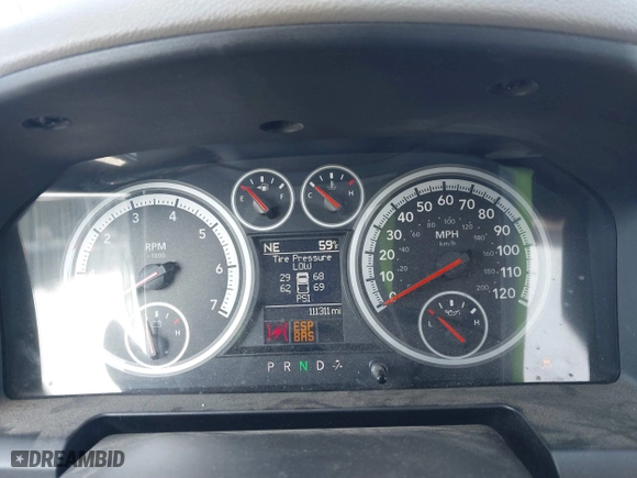 2010 Dodge Ram 1500 SLT with VIN 1D7RV1CT7AS231333, listed as a IAAI auction lot 41694932 with 111,311 mi miles. Bid and sale history available at carsss.com. Image 7.