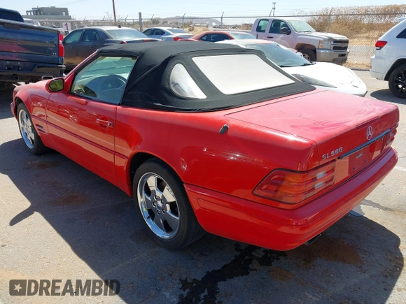 1999 Mercedes-Benz SL 500 z VIN WDBFA68F6XF177239, wystawiony jako IAAI lot #41837553 z przebiegiem 138 715 mil mil oraz . Historia ofert i sprzedaży dostępna na DreamBid. Obrazek 3.