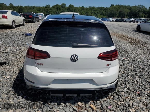 2019 Volkswagen Golf GTI S with VIN 3VW6T7AU6KM000397, listed as a Copart auction lot 66468694 with 56,857 mi miles and Salvage Title. Bid and sale history available at carsss.com. Image 6.