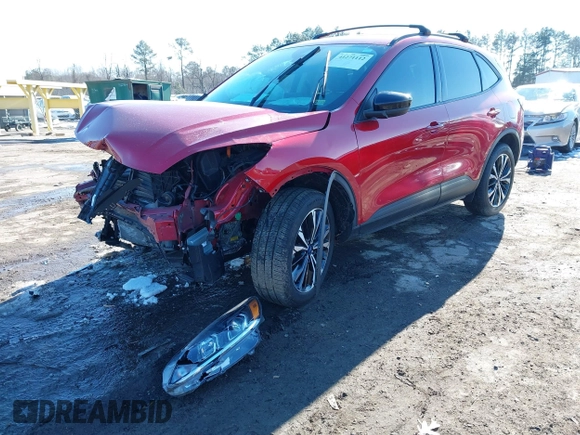 2021 Ford Escape SE Hybrid with VIN 1FMCU9BZ2MUB13234, listed as a IAAI auction lot 41271112 with 49,663 mi miles and . Bid and sale history available at DreamBid. Image 17.