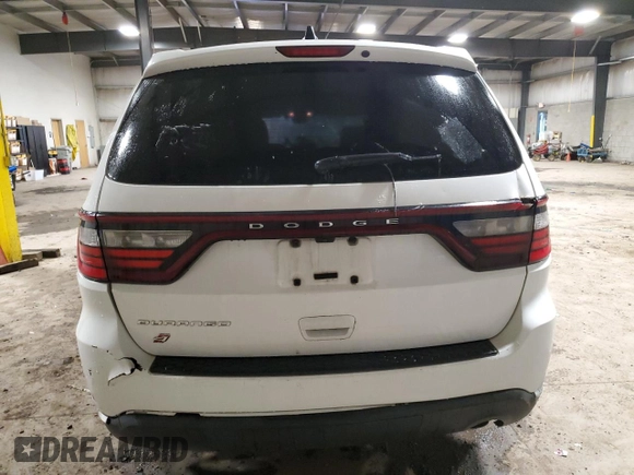 2018 Dodge Durango SXT with VIN 1C4RDJAG1JC315628, listed as a Copart auction lot 56653695 with 128,765 mi miles and Clean title. Bid and sale history available at DreamBid. Image 6.