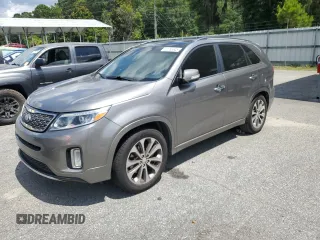 2014 Kia Sorento SX z VIN 5XYKW4A75EG432370, wystawiony jako Copart lot #62065645 z przebiegiem 198 901 mil mil oraz Czysty tytuł • Clean title. Historia ofert i sprzedaży dostępna na DreamBid. Obrazek 1.