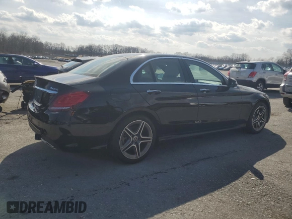 2020 Mercedes-Benz C 300 with VIN 55SWF8EBXLU328905, listed as a Copart auction lot 47097035 with 41,265 mi miles and Clean Title. Bid and sale history available at DreamBid. Image 3.