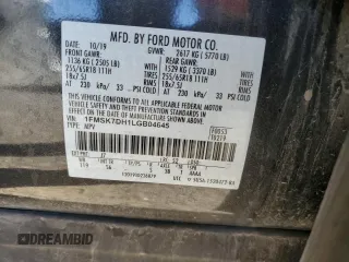 2020 Ford Explorer XLT z VIN 1FMSK7DH1LGB04645, wystawiony jako Copart lot #58984253 z przebiegiem 38 437 mil mil oraz Szkoda całkowita • Salvage title. Historia ofert i sprzedaży dostępna na DreamBid. Obrazek 13.