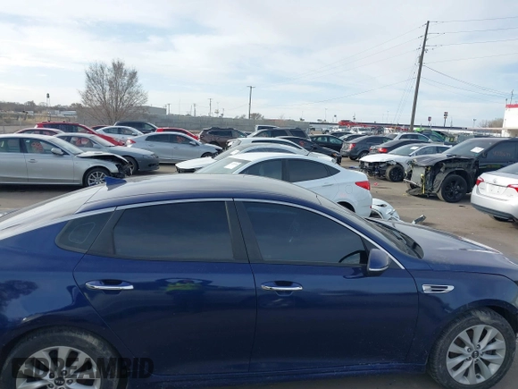 2017 Kia Optima LX with VIN 5XXGT4L30HG122077, listed as a IAAI auction lot 41692378 with 168,596 mi miles and . Bid and sale history available at DreamBid. Image 14.