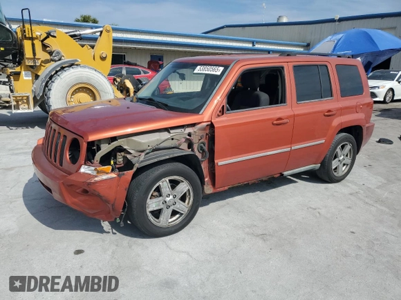 2010 Jeep Patriot Sport with VIN 1J4NF1GB6AD620423, listed as a Copart auction lot 53850565 with 179,967 mi miles and Salvage Title. Bid and sale history available at carsss.com. Image 1.