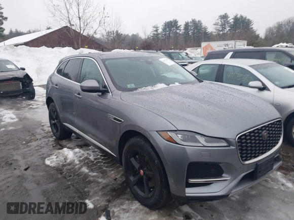 2023 Jaguar F-Pace S with VIN SADCJ2EX2PA709386, listed as a IAAI auction lot 41673219 with 24,155 mi miles and . Bid and sale history available at DreamBid. Image 1.