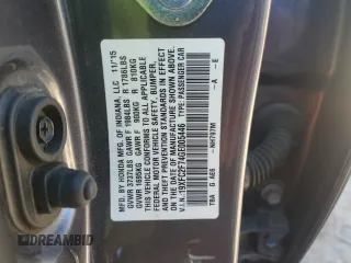 2016 Honda Civic Sedan EX with VIN 19XFC2F74GE005446, listed as a Copart auction lot 47632935 with 152,351 mi miles and Salvage Title. Bid and sale history available at carsss.com. Image 12.