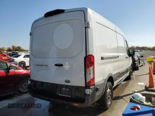 2021 Ford Transit Cargo with VIN 1FTBR1C84MKA29405, listed as a Copart auction lot 77642004 with 144,624 mi miles and Salvage Title. Bid and sale history available at DreamBid. Image 3.
