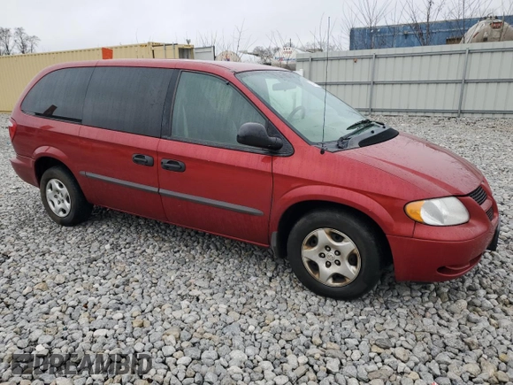 2002 Dodge Caravan SE with VIN 1B4GP24342B644602, listed as a Copart auction lot 84796844 with 216,626 mi miles and Salvage Title. Bid and sale history available at carsss.com. Image 4.