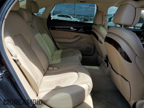 2014 Audi A8 4.0T with VIN WAUR2AFD0EN004347, listed as a Copart auction lot 56222025 with 108,517 mi miles and Salvage title. Bid and sale history available at DreamBid. Image 10.
