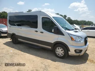 2022 Ford Transit Passenger XL with VIN 1FBAX2C86NKA19696, listed as a Copart auction lot 66083354 with 40,332 mi miles and Salvage Title. Bid and sale history available at carsss.com. Image 4.