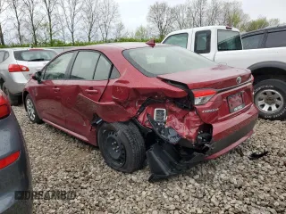 2022 Toyota Corolla LE with VIN JTDEPMAE3NJ197220, listed as a Copart auction lot 51528805 with 23,889 mi miles and Salvage Title. Bid and sale history available at carsss.com. Image 2.