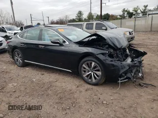2018 Lexus LS with VIN JTHC51FF3J5002473, listed as a Copart auction lot 80737774 with 40,184 mi miles and Salvage Title. Bid and sale history available at carsss.com. Image 4.