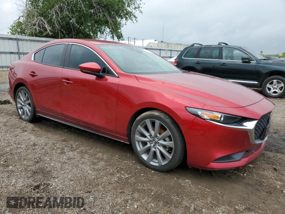 2022 Mazda 3 Select with VIN 3MZBPABL3NM309805, listed as a Copart auction lot 53811415 with 24,355 mi miles and Salvage title. Bid and sale history available at DreamBid. Image 4.