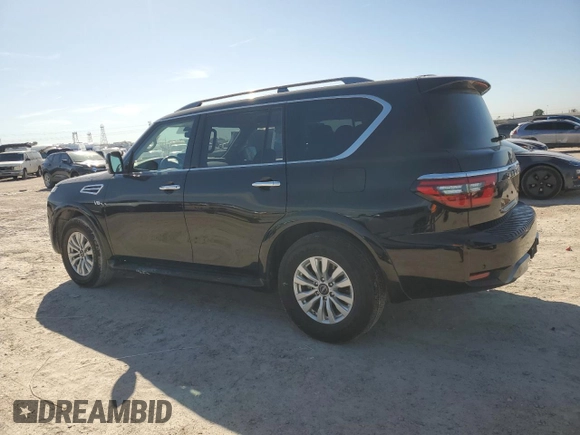 2021 Nissan Armada SV z VIN JN8AY2AD7M9661699, wystawiony jako Copart lot #47533705 z przebiegiem 88 535 mil mil oraz Szkoda całkowita • Salvage title. Historia ofert i sprzedaży dostępna na DreamBid. Obrazek 2.