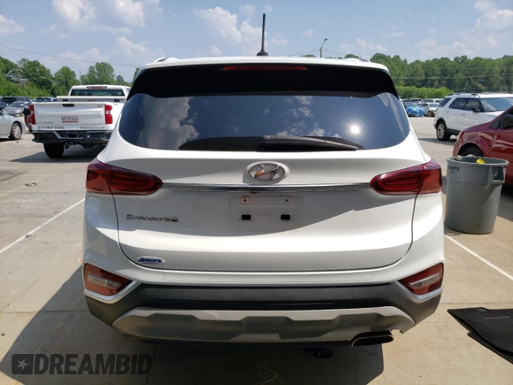 2019 Hyundai Santa Fe SE with VIN 5NMS23ADXKH013816, listed as a Copart auction lot 58556295 with 159,521 mi miles and Salvage title. Bid and sale history available at DreamBid. Image 6.