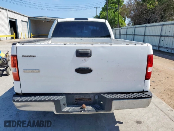 2006 Ford F-150 STX with VIN 1FTRX12W76NA54904, listed as a Copart auction lot 58942195 with 195,429 mi miles and Clean title. Bid and sale history available at DreamBid. Image 6.