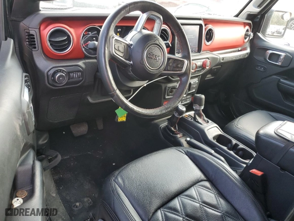 2019 Jeep Wrangler Unlimited Rubicon with VIN 1C4HJXFN0KW541609, listed as a Copart auction lot 43756275 with 32,185 mi miles and Salvage Title. Bid and sale history available at carsss.com. Image 8.