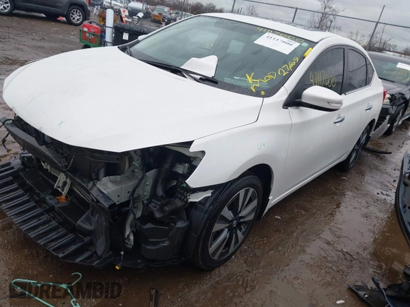 2016 Nissan Sentra SV with VIN 3N1AB7AP0GY210667, listed as a IAAI auction lot 41117000 with 27,669 mi miles and . Bid and sale history available at DreamBid. Image 2.