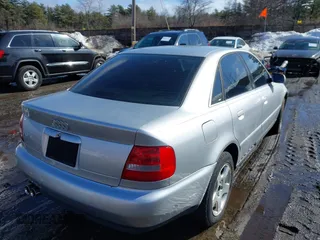 1999 Audi A4 with VIN WAUED28D4XA216156, listed as a IAAI auction lot 41728127 with 181,366 mi miles. Bid and sale history available at carsss.com. Image 4.