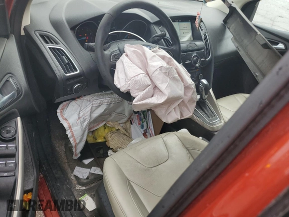 2018 Ford Focus Titanium с VIN 1FADP3N20JL295860, выставлен на аукционе Copart как лот 56650395 с пробегом 98 304 миль миль и Списание • Salvage title. История ставок и продаж доступна на DreamBid. Изображение 8.