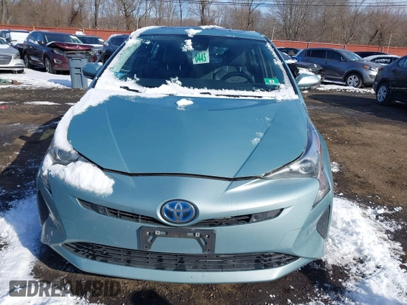 2018 Toyota Prius Two with VIN JTDKARFU5J3066998, listed as a IAAI auction lot 41405382 with 92,377 mi miles. Bid and sale history available at carsss.com. Image 12.