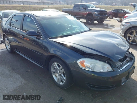 2012 Chevrolet Impala LT Fleet with VIN 2G1WG5E36C1281020, listed as a IAAI auction lot 41783450 with 149,514 mi miles and . Bid and sale history available at DreamBid. Image 1.