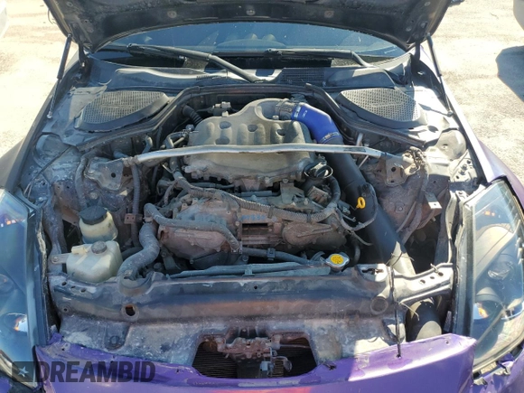 2005 Nissan 350Z with VIN JN1AZ34D05M608841, listed as a Copart auction lot 70408954 with 226,812 mi miles and Salvage Title. Bid and sale history available at DreamBid. Image 12.