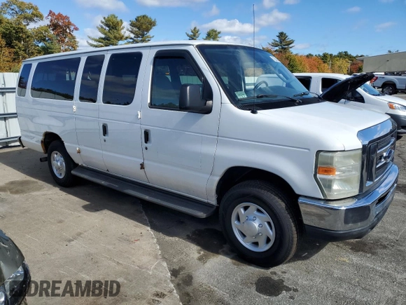 2008 Ford Econoline Passenger XL with VIN 1FBSS31L78DA90009, listed as a Copart auction lot 75254994 with 178,675 mi miles and Salvage Title. Bid and sale history available at DreamBid. Image 4.